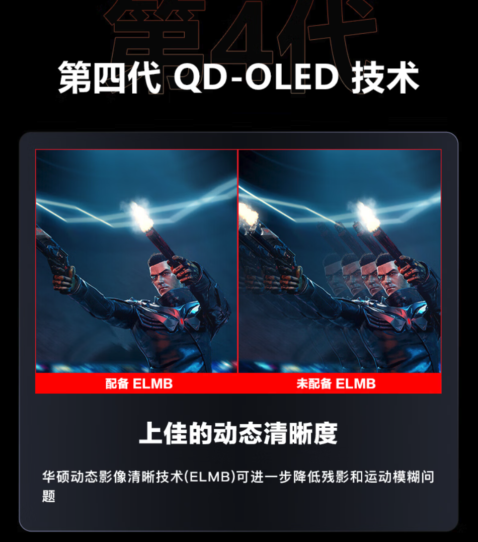 华硕ROG STRIX OLED XG27UQDMS显示器开启预售 4999元 4K 240Hz电竞屏加持